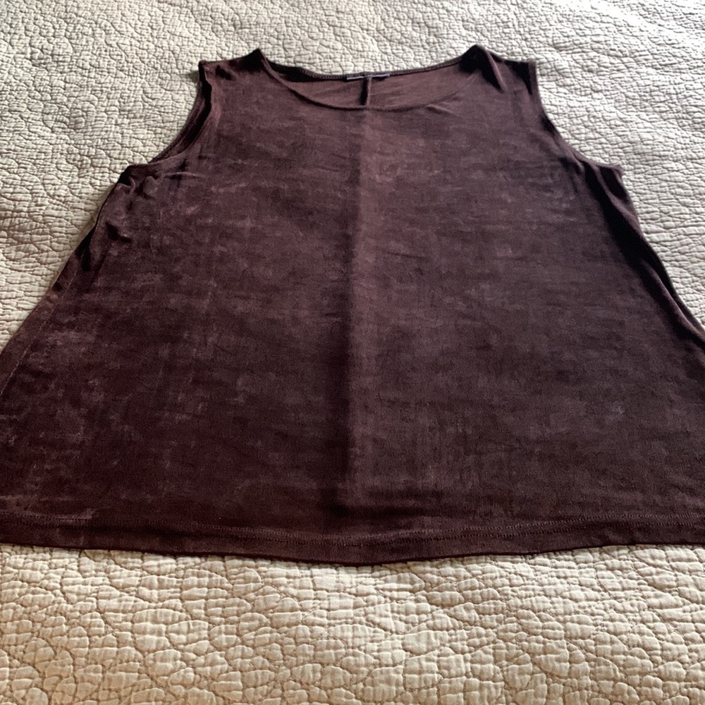 Dark Brown Tank with Shimmery Highlights Size XL - Picture 10 of 12